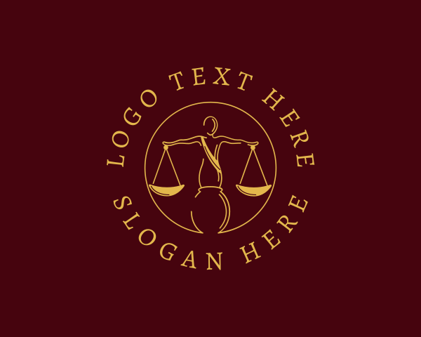 Law - Justice Law Firm logo design