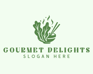 Gourmet Asian Cuisine logo design