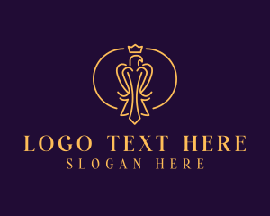 Luxe - Regal Eagle Crest logo design