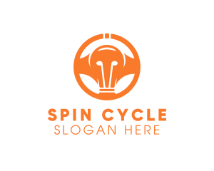 Wheel - Light Bulb Wheel logo design