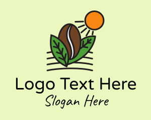 Organic Farm - Sunny Coffee Farm logo design