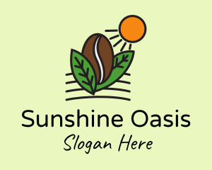 Sunny Coffee Farm logo design