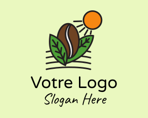 Latte - Sunny Coffee Farm logo design