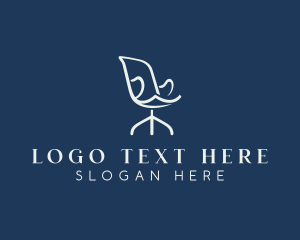 Office Chair Furniture logo design