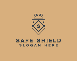 Generic Crown Shield logo design