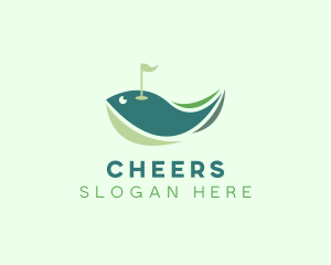 Green Flag - Golf Tournament Club logo design