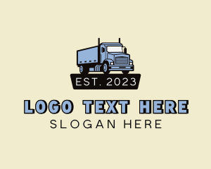 Cargo - Trailer Truck Delivery logo design