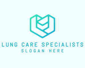 Heart Care Puzzle logo design