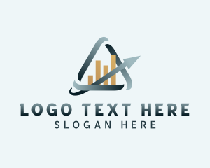 Statistics - Finance Statistics Graph logo design