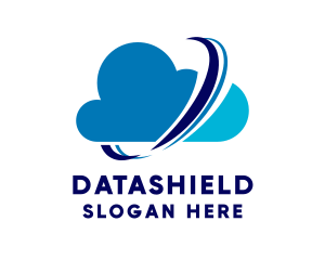 Swift Cloud Data Transfer logo design