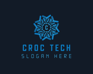 Circuit Tech Developer logo design