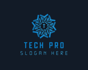 Circuit Tech Developer logo design