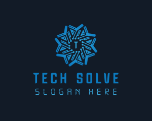 Circuit Tech Developer logo design