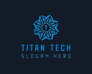 Circuit Tech Developer logo design