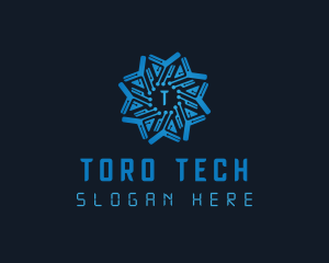 Circuit Tech Developer logo design