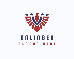 Veteran - Patriotic American Eagle logo design