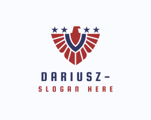 Stars - Patriotic American Eagle logo design