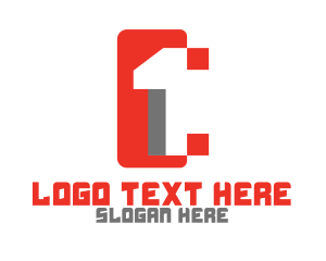 Numeral - Digital Tech Number 1 logo design