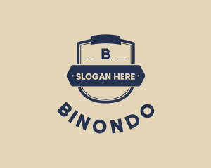 Banner - Banner Shield Hipster logo design