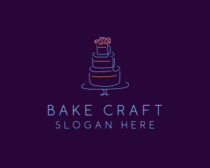 Pastry Cake Dessert logo design