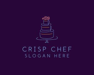 Pastry Cake Dessert logo design