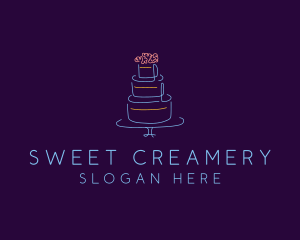 Pastry Cake Dessert logo design