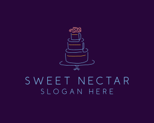 Pastry Cake Dessert logo design