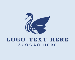 Avian - Lakeside Canada Goose logo design