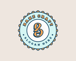 Cute Funky Bottlecap logo design