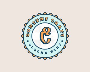 Cute Funky Bottlecap logo design