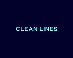 Sans Serif - Clean Generic Neon logo design