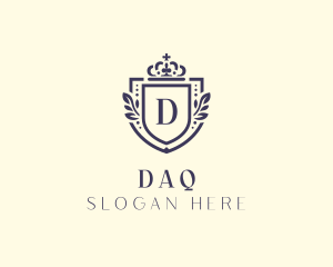Regal - Crown Monarchy Shield logo design