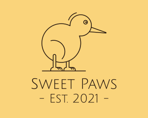 Cute - Cute Kiwi Bird logo design