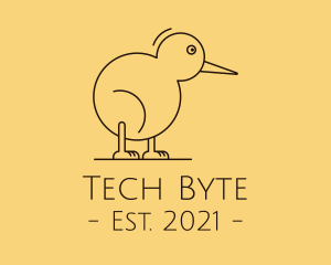 Environment - Cute Kiwi Bird logo design
