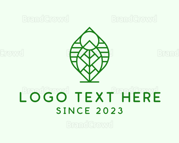 Natural Beauty Leaf Logo