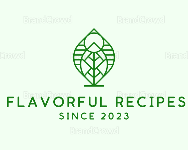 Natural Beauty Leaf Logo