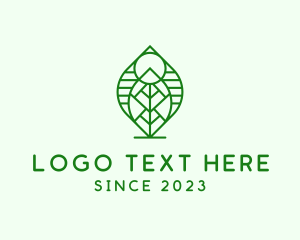 Natural Beauty Leaf Logo