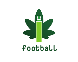 Smoke - Green Vape Weed logo design