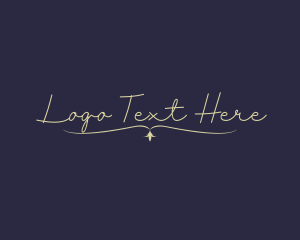 Lettering - Elegant Calligraphy Company logo design