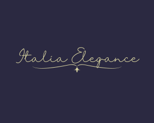 Elegant Calligraphy Company logo design