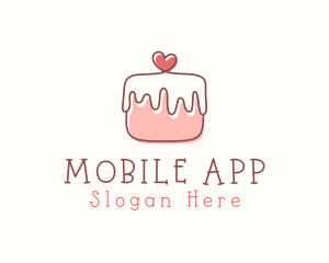 Cute - Sweet Heart Dessert logo design