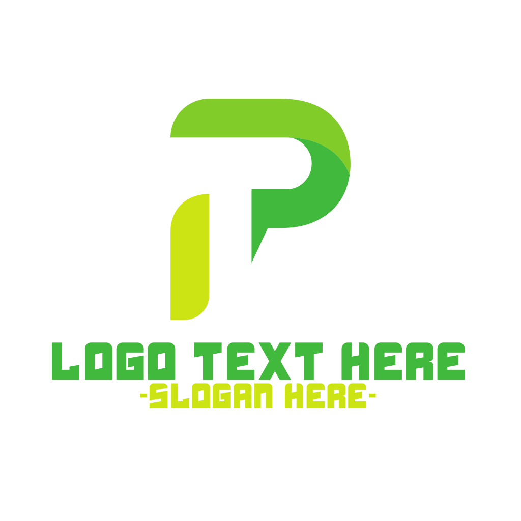 Abstract Green P Logo | BrandCrowd Logo Maker