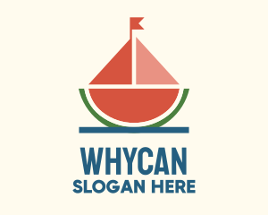 Produce - Watermelon Yacht Summer logo design