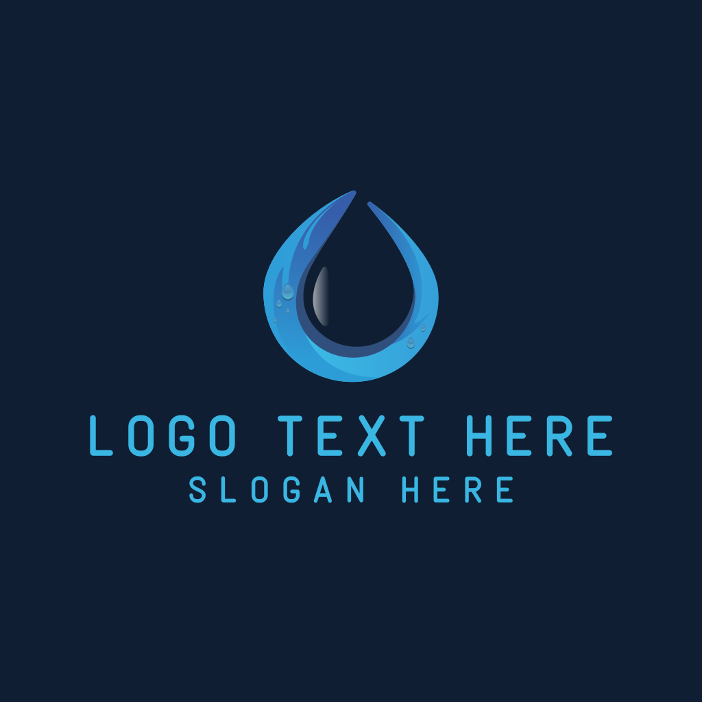 Purified Water Drop Logo | BrandCrowd Logo Maker | BrandCrowd