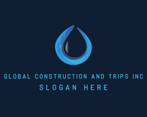 Purified - Purified Water Drop logo design