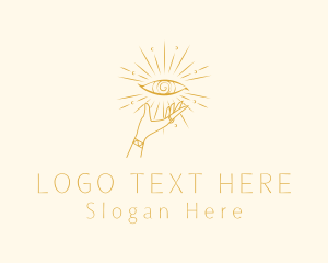 Sparkle - Mystical Eye Tarot logo design