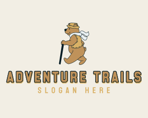 Bear Adventure Camp logo design