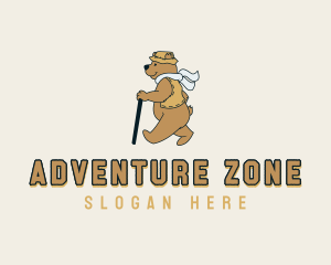 Bear Adventure Camp logo design