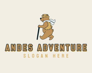 Bear Adventure Camp logo design