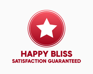 Satisfaction - Round Star Seal logo design